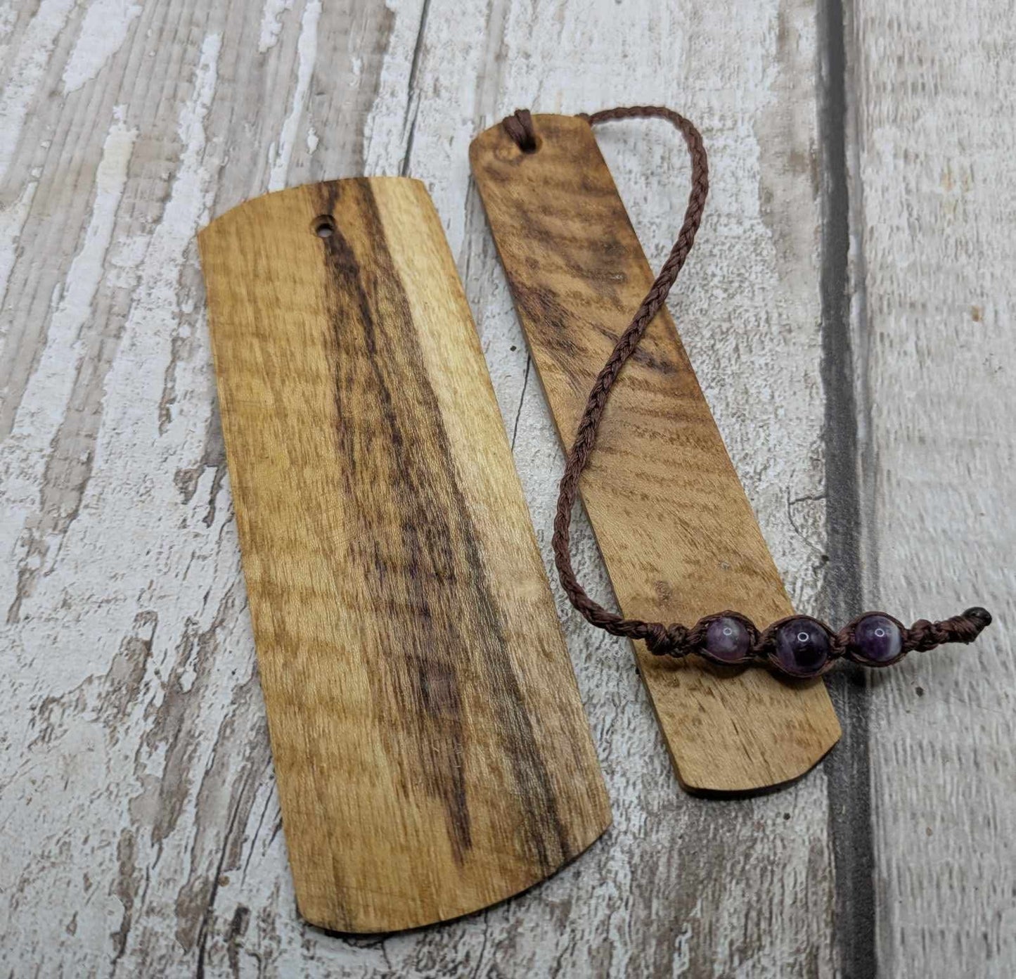 Laburnum wood bookmark.