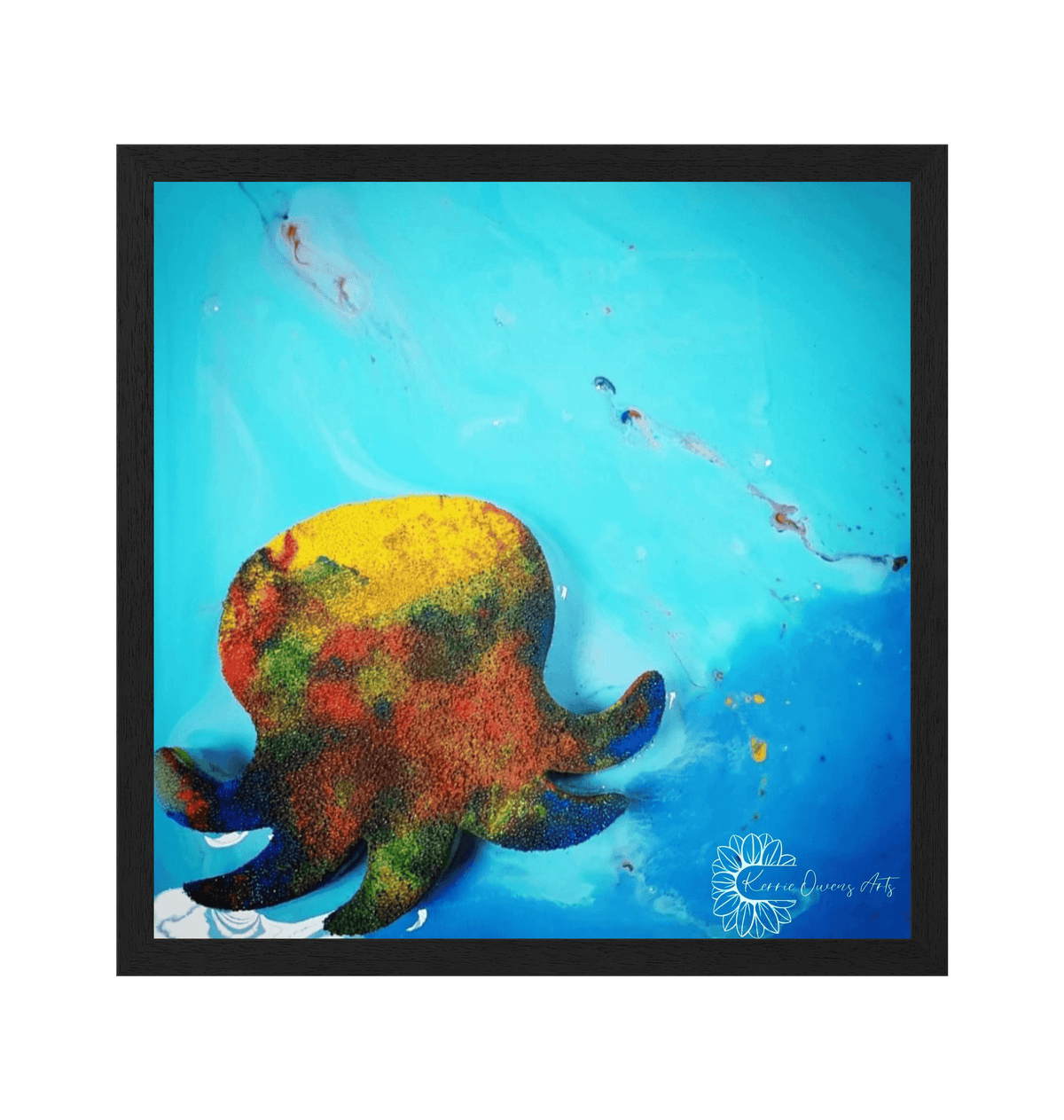 Black Frame Framed art print Front