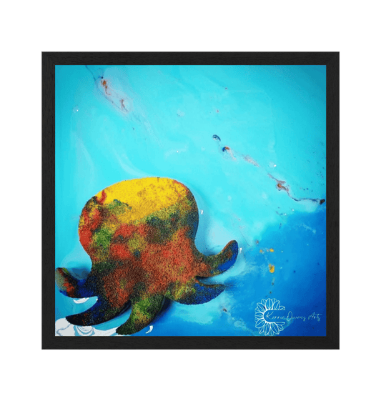 Black Frame Framed art print Front