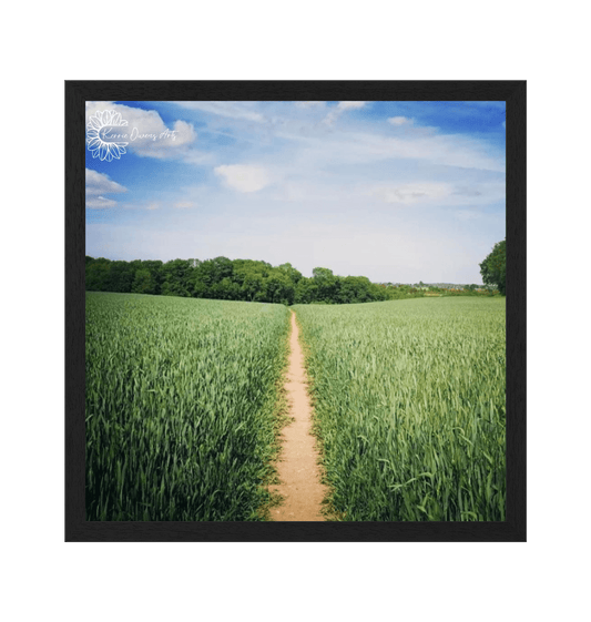 Black Frame Framed art print Front
