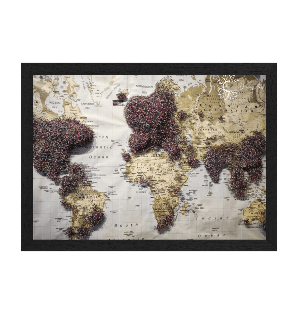Black Frame Framed art print Front