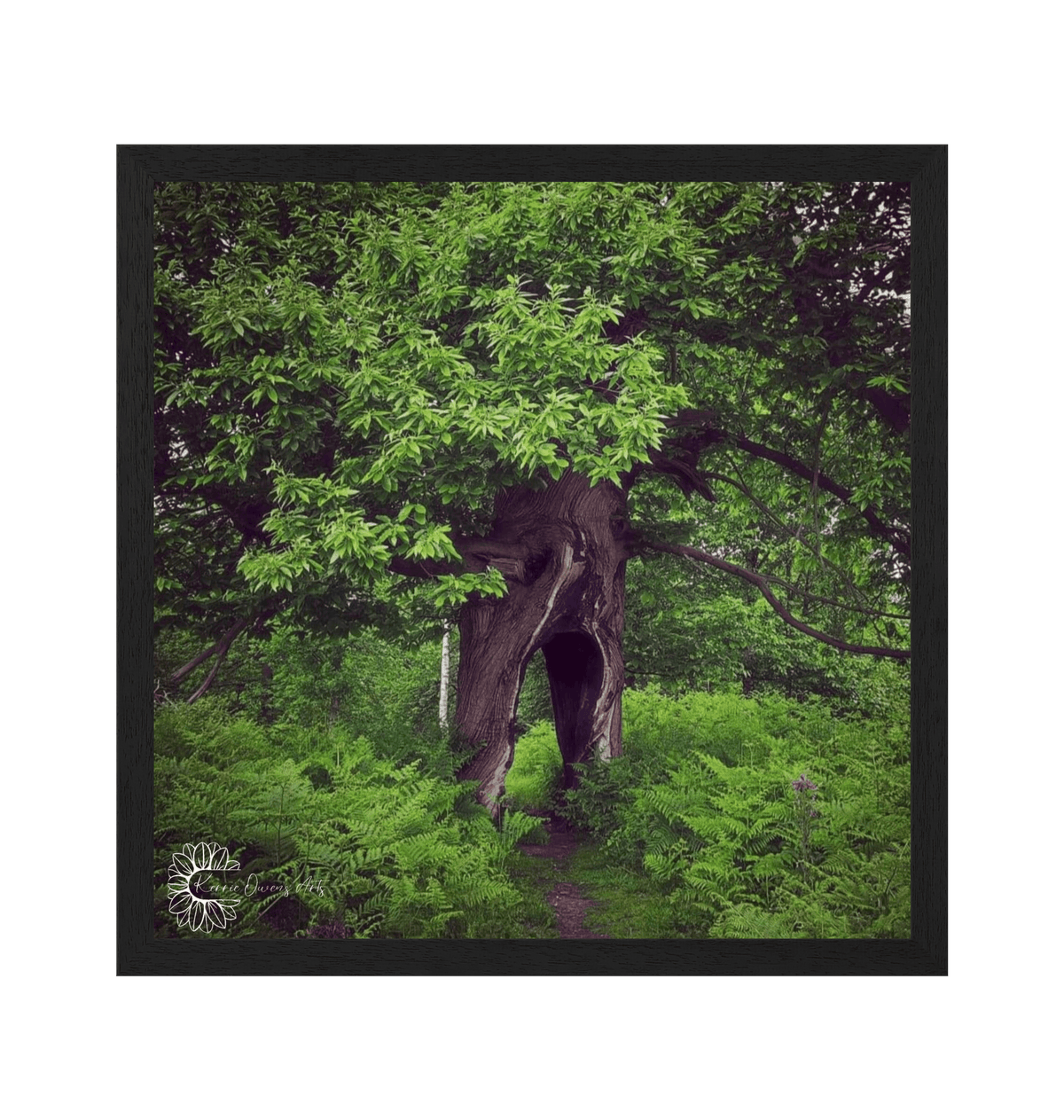 Black Frame Framed art print Front