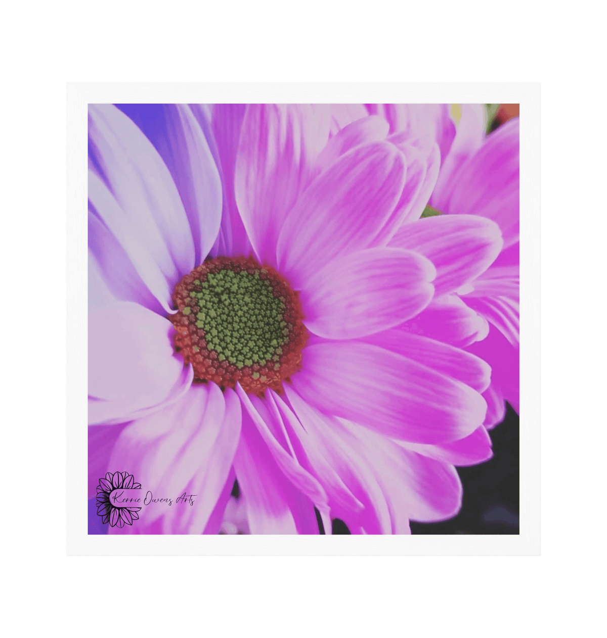 White Frame Framed art print Front