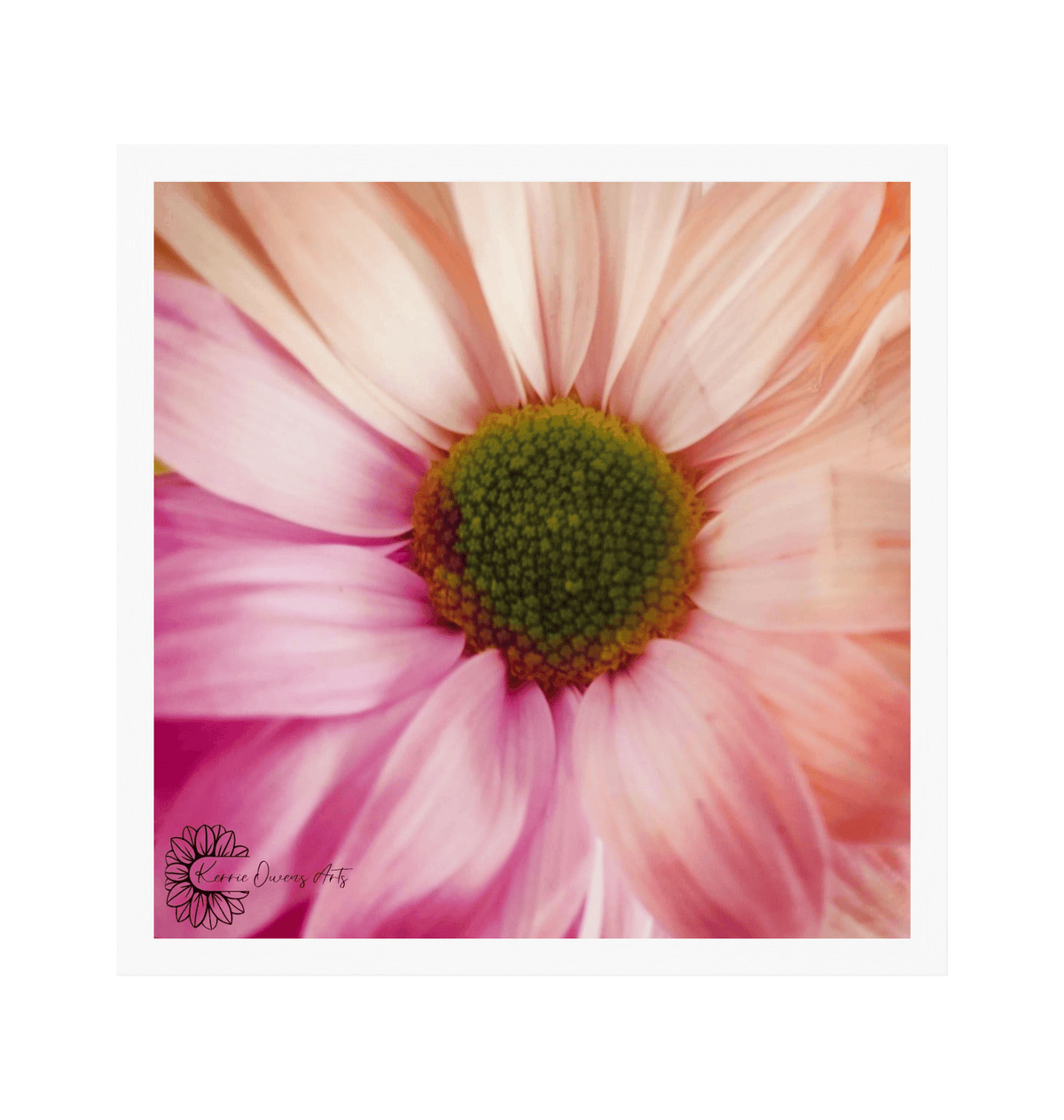 White Frame Framed art print Front