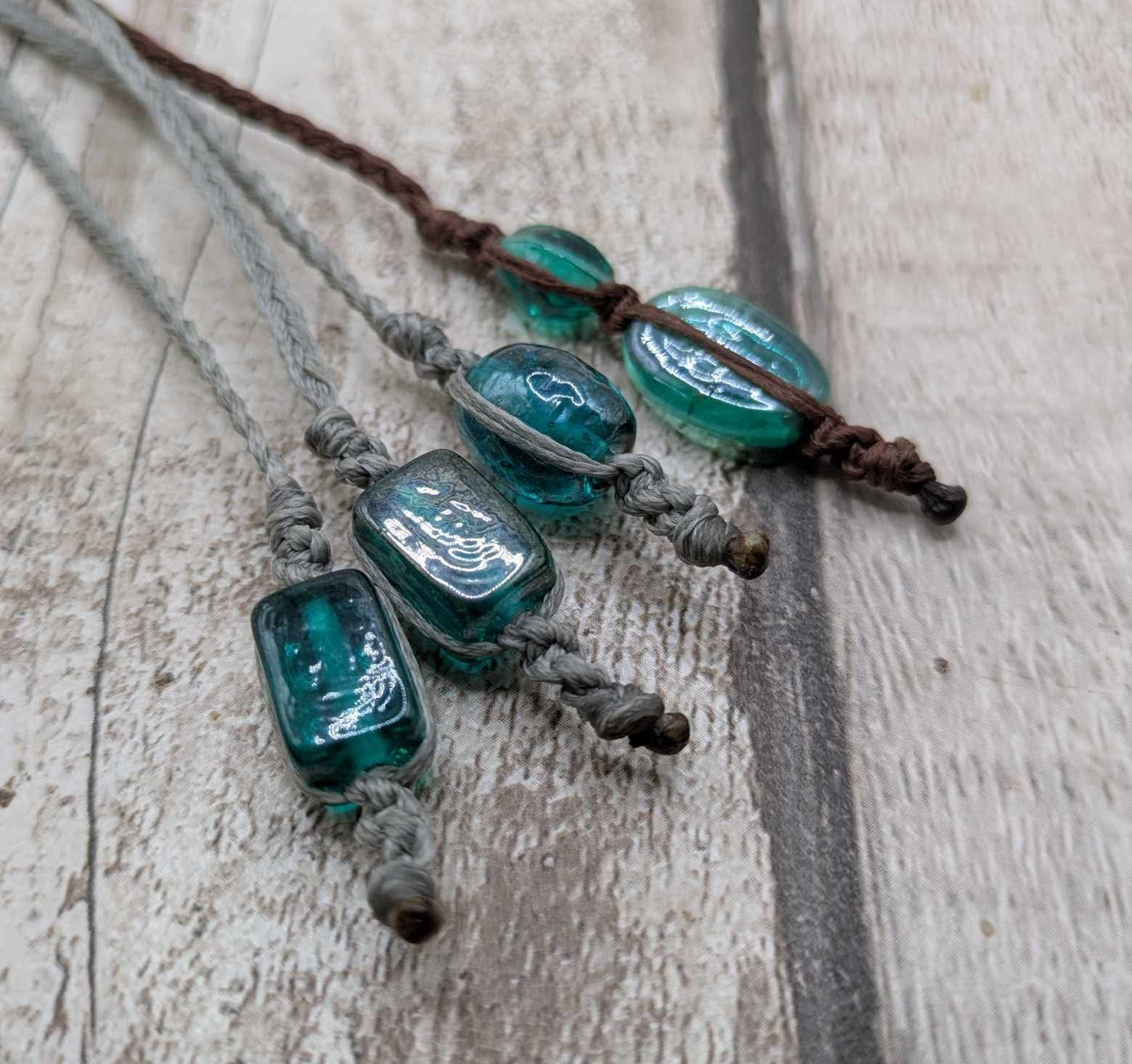 Glass bead bookmark tassel.