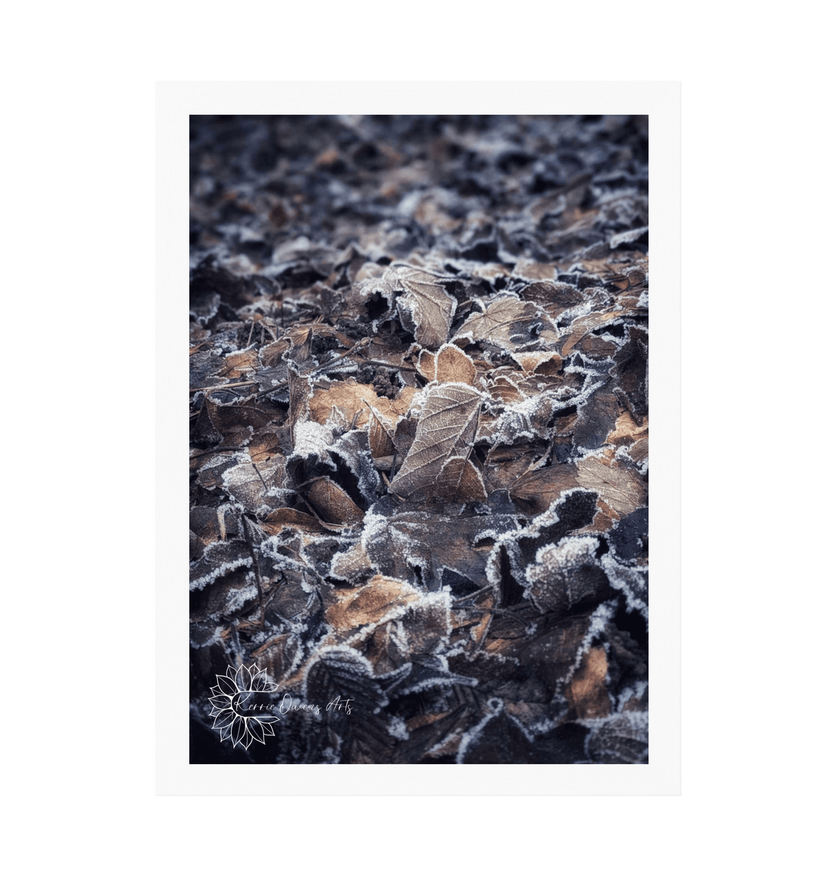 White Frame Framed art print Front