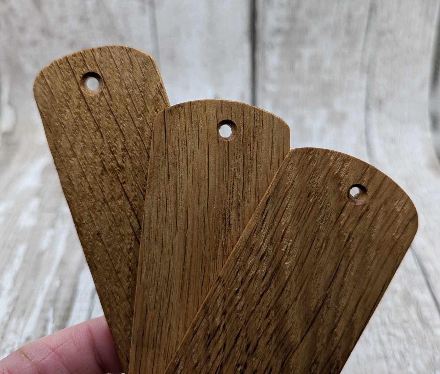Oak wood book mark.
