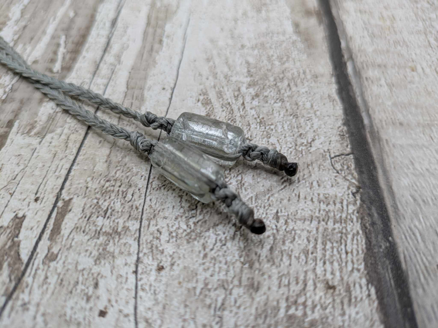 Glass bead bookmark tassel.