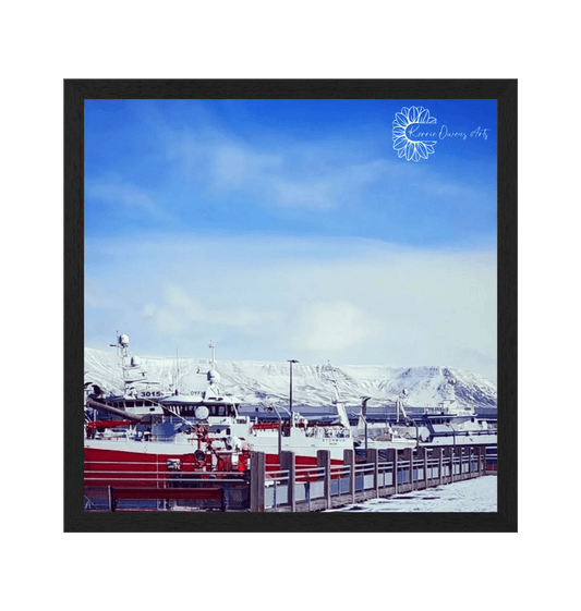 Black Frame Framed art print Front