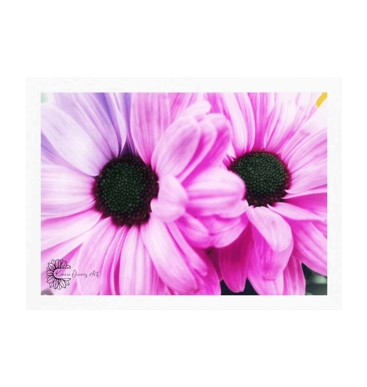 White Frame Framed art print Front