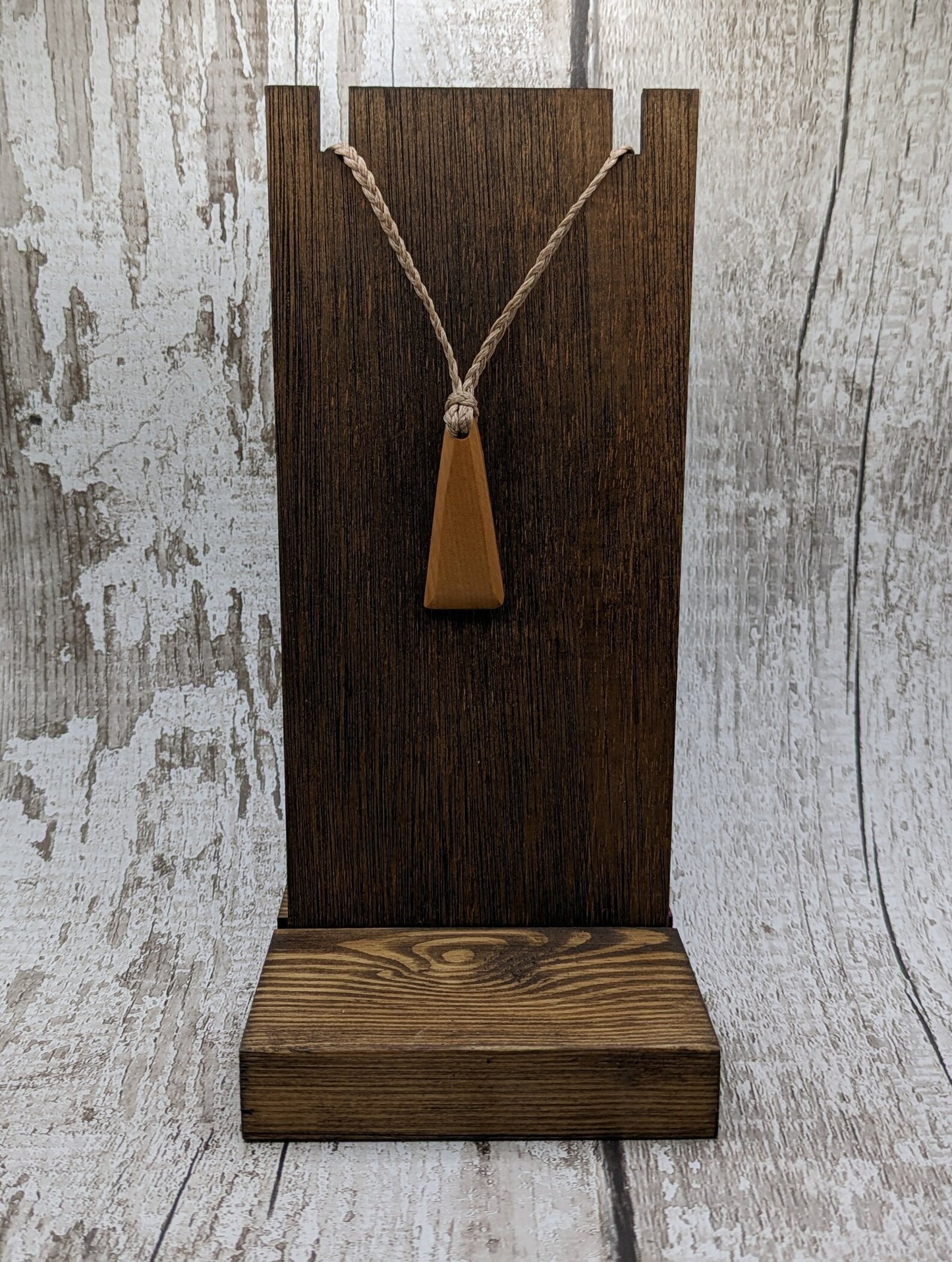 New Zealand Rimu wood Toki styled pendant.