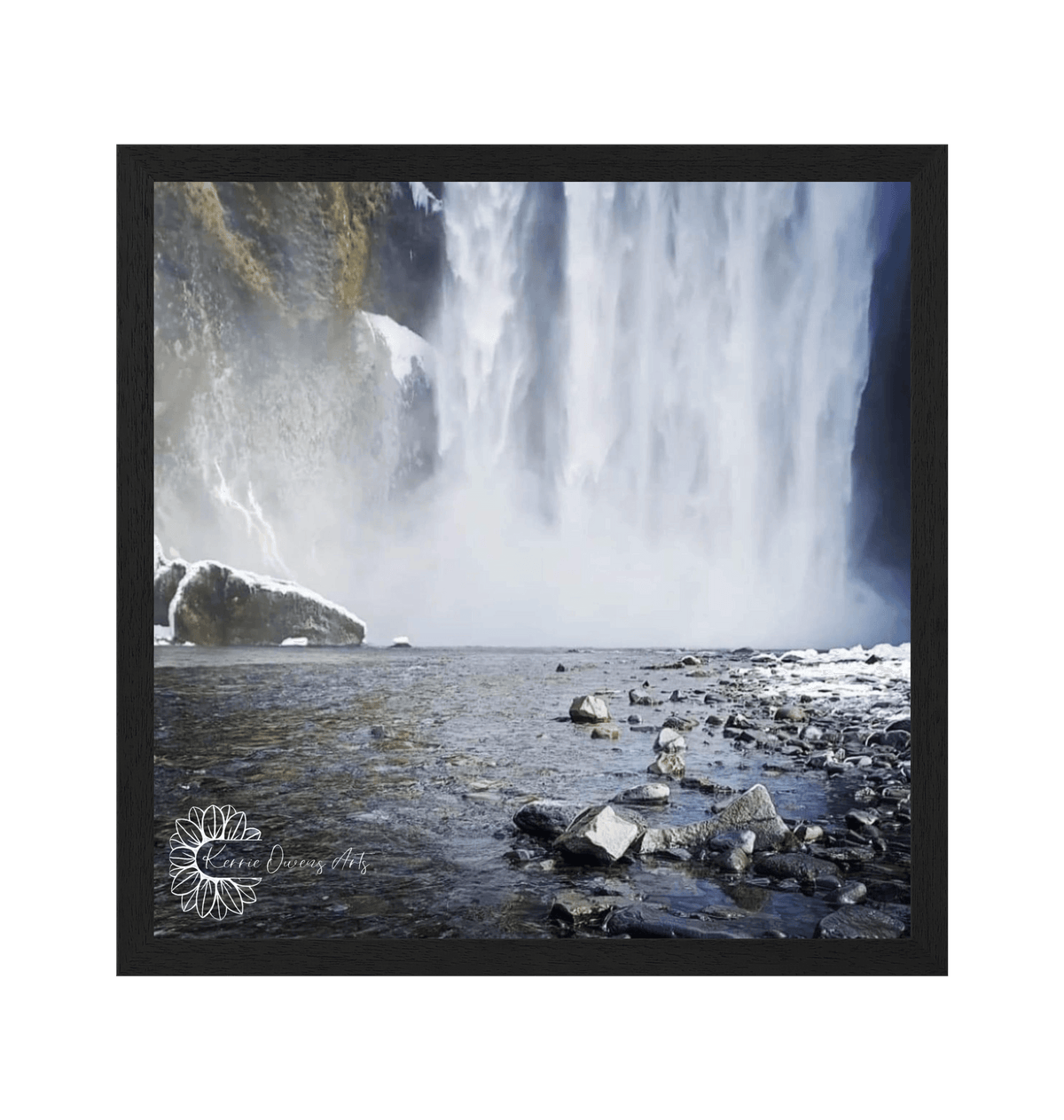 Black Frame Framed art print Front