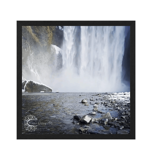 Black Frame Framed art print Front