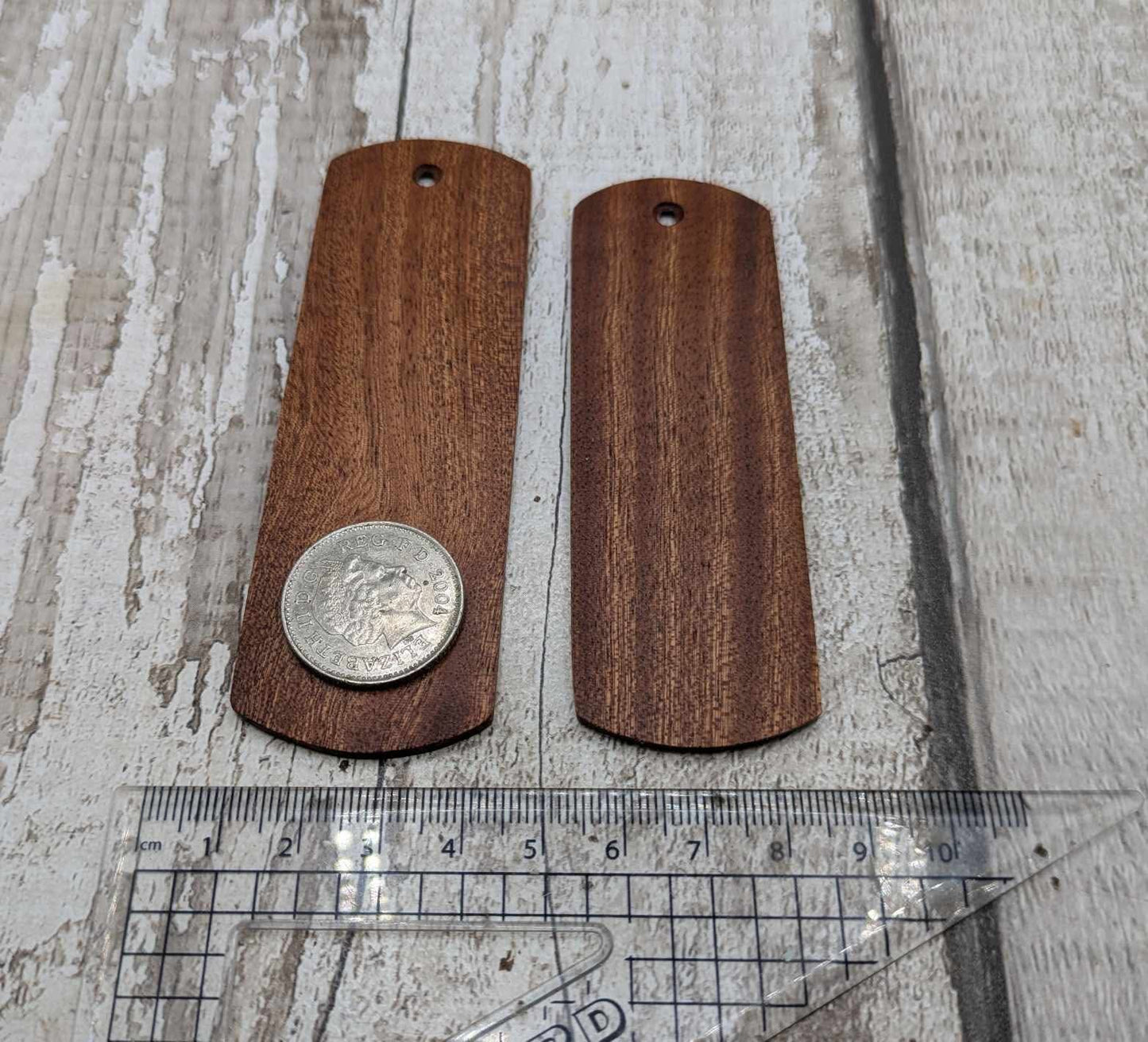 Walnut wood book mark.