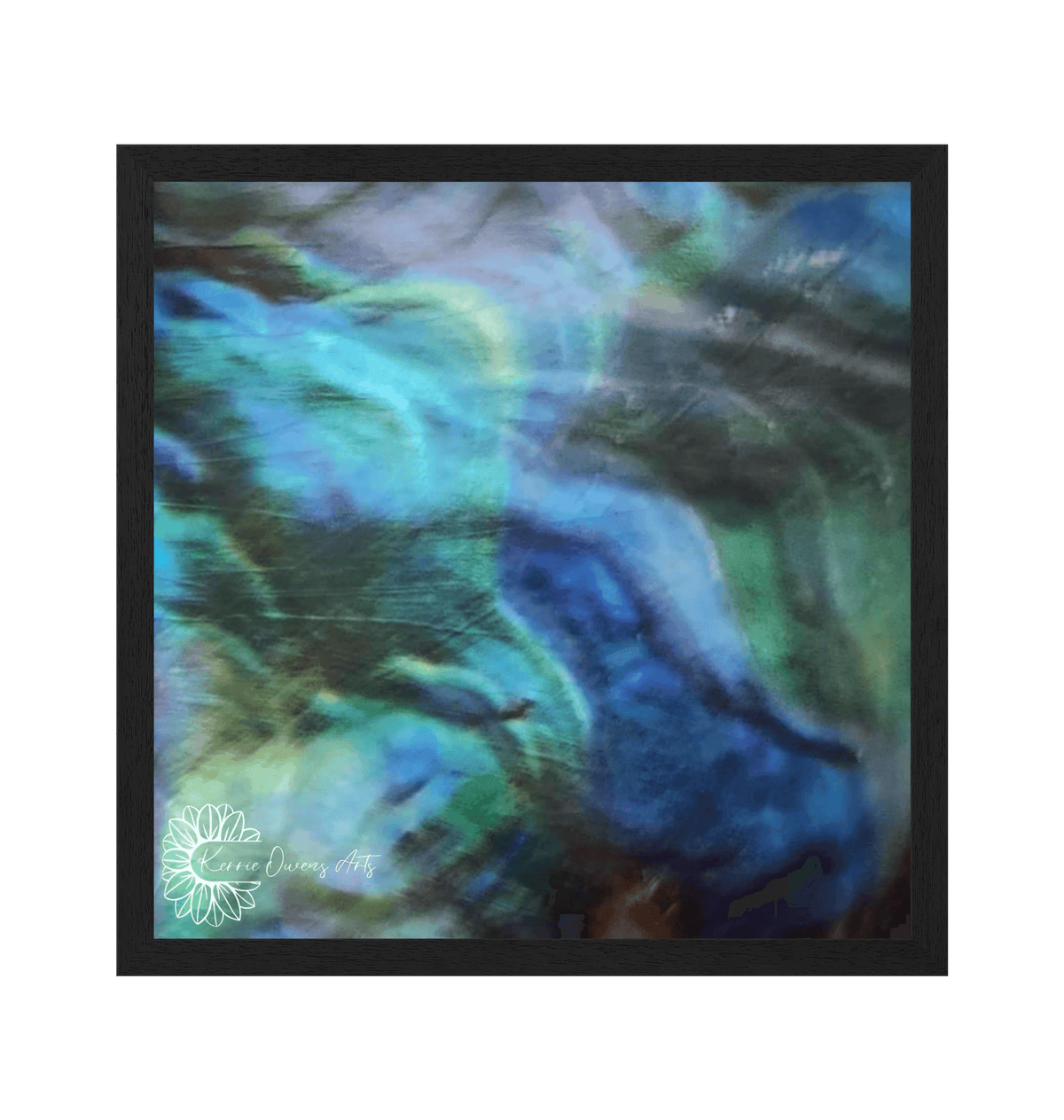 Black Frame Framed art print Front