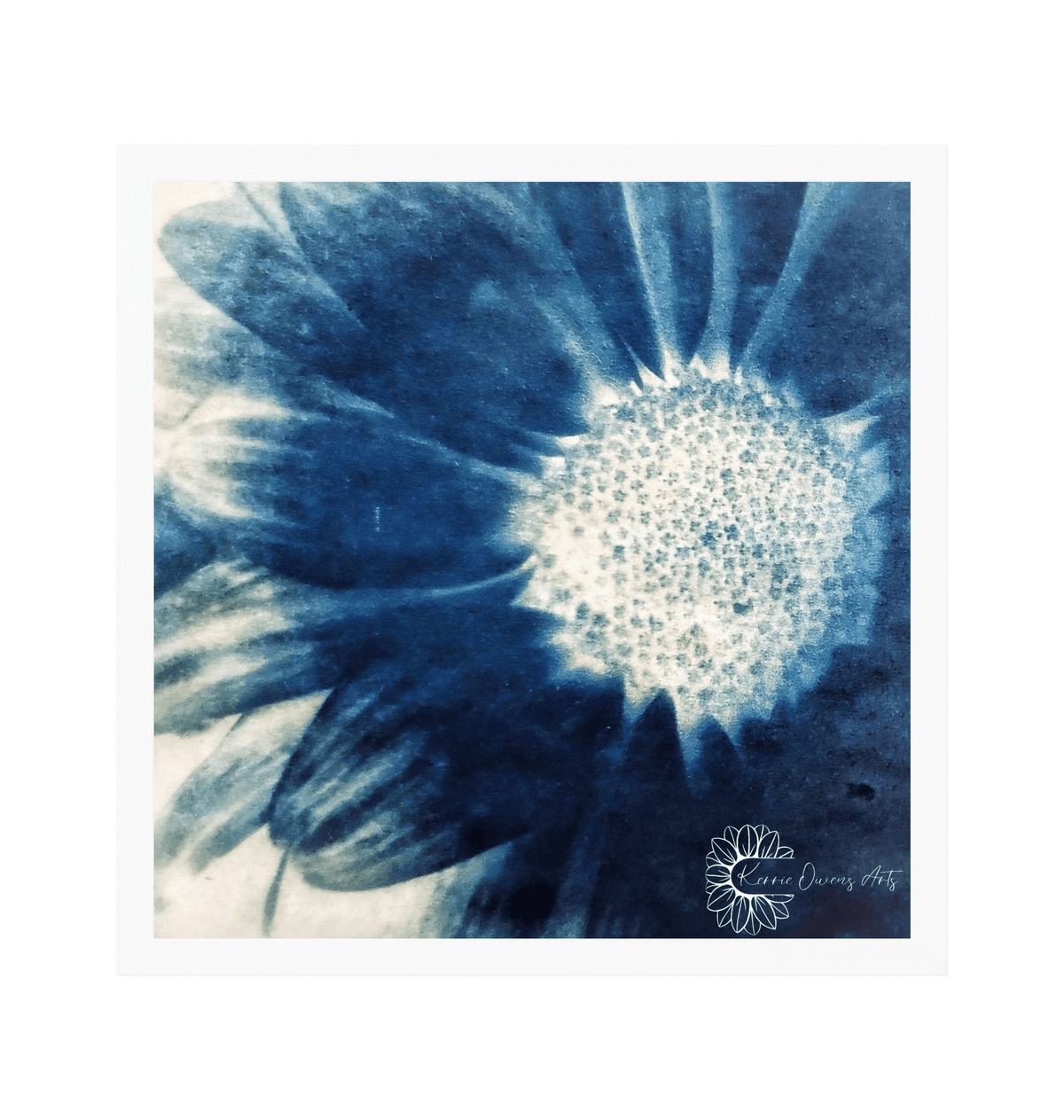 White Frame Framed art print Front