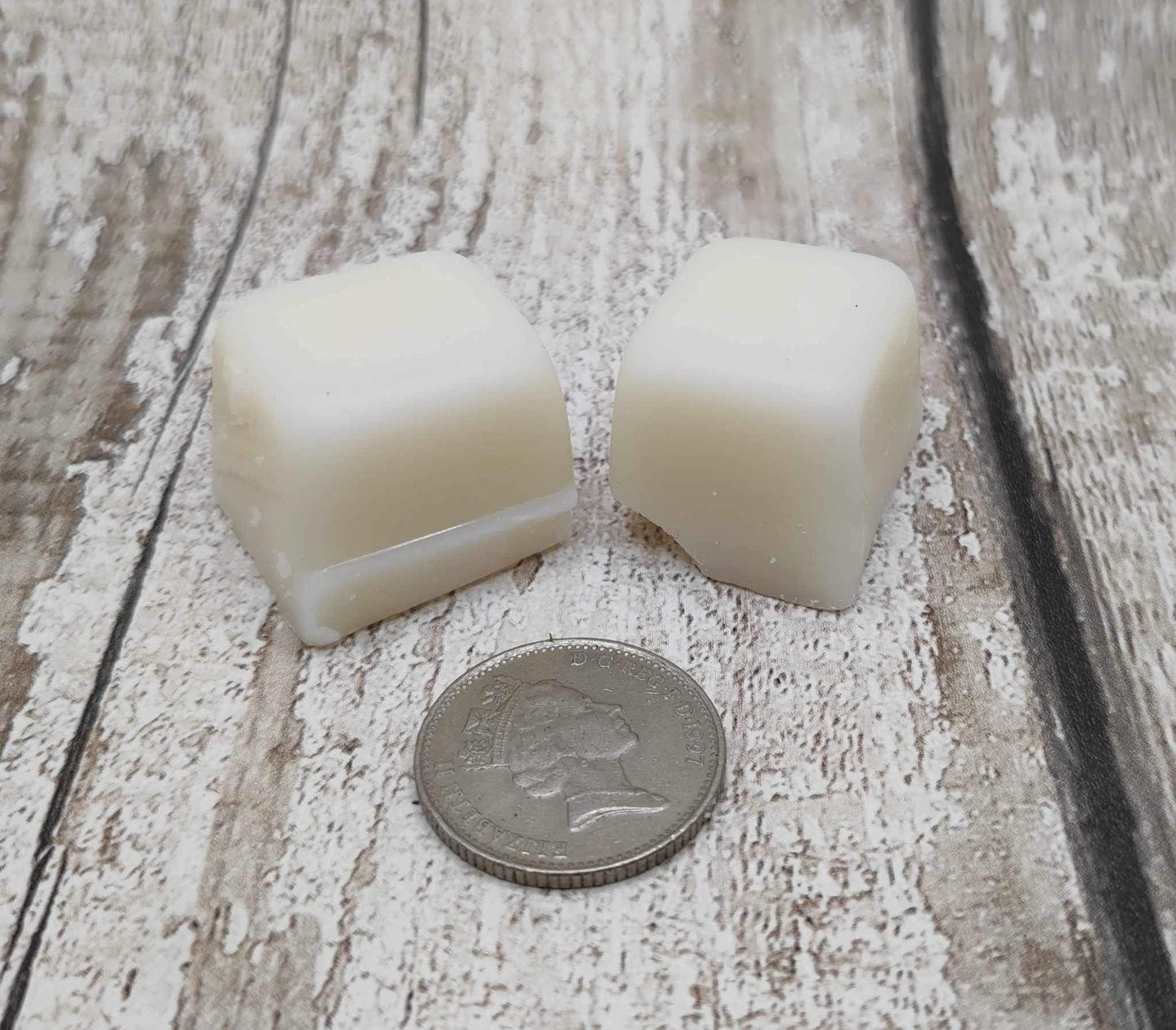 Orange and coconut, coconut wax melt.