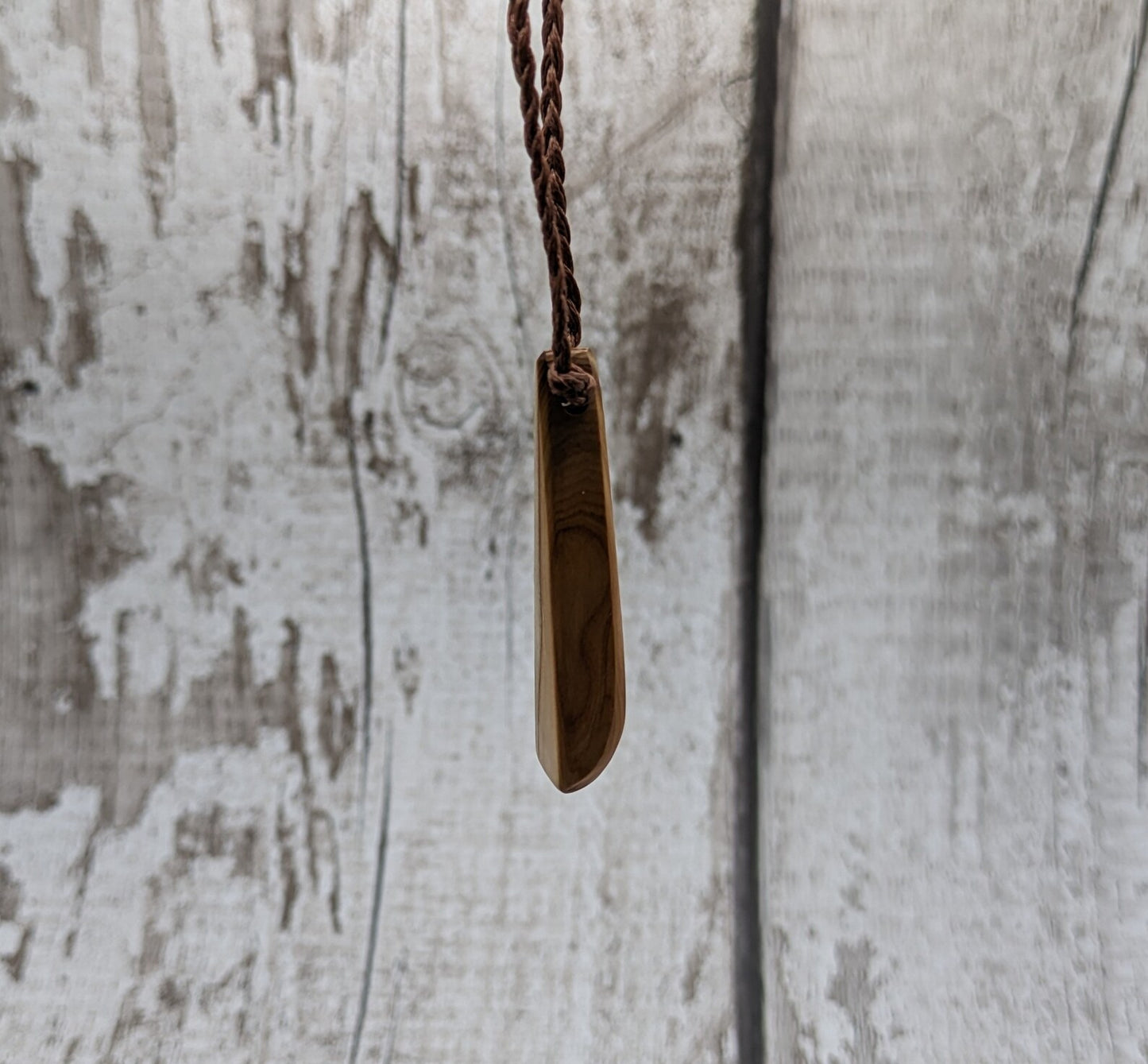 Yew wood Toki styled pendant.