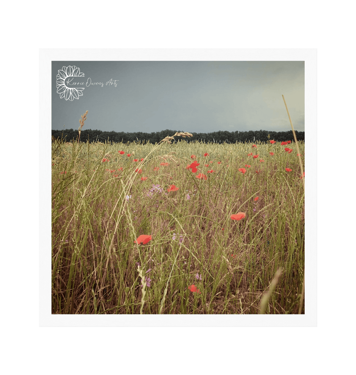 White Frame Framed art print Front