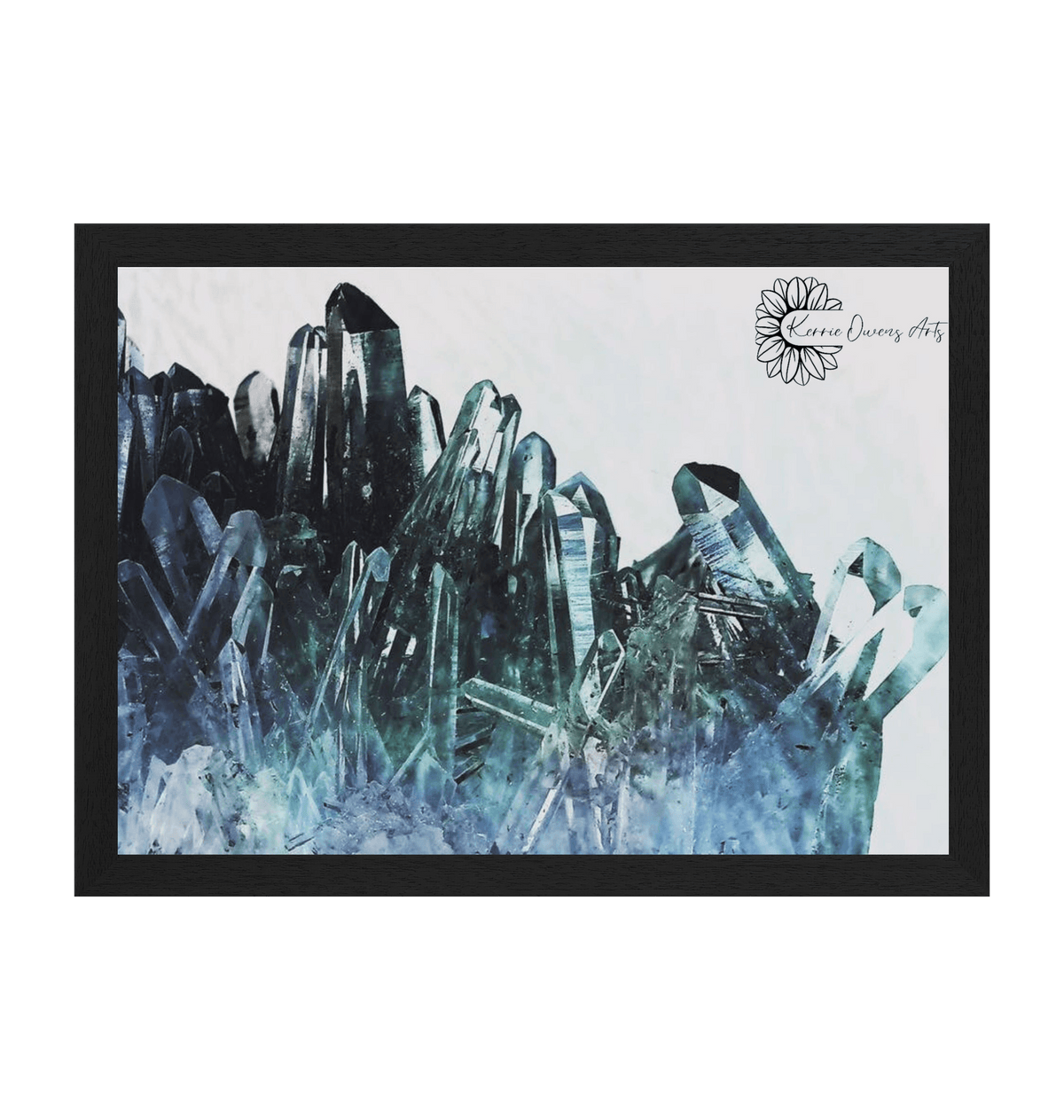Black Frame Framed art print Front