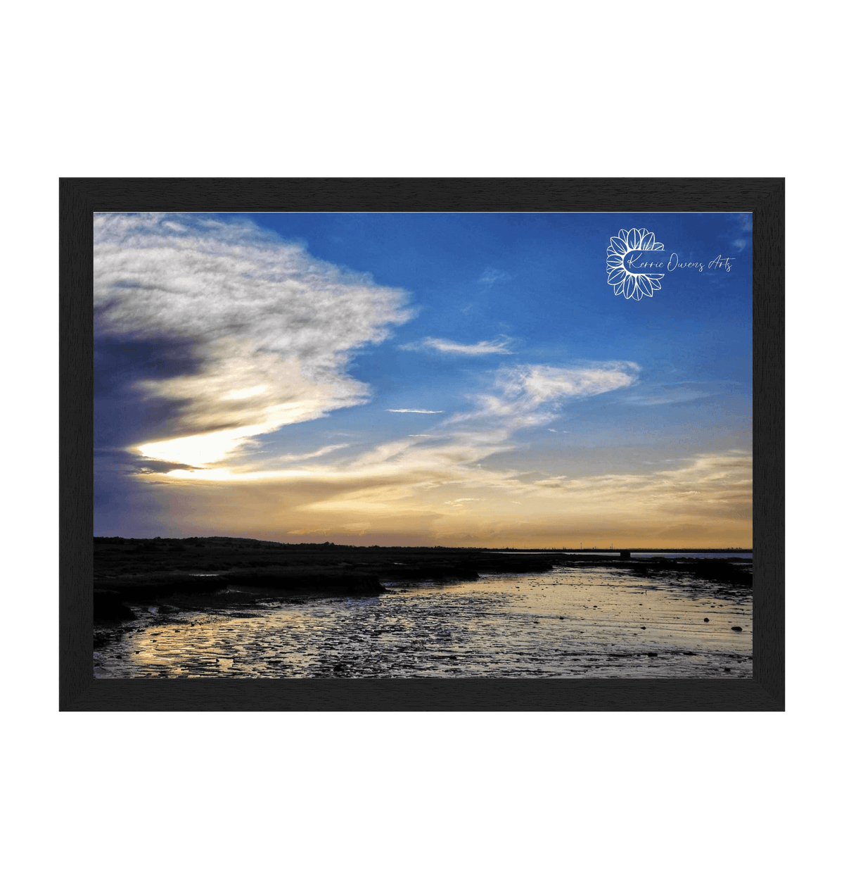 Black Frame Framed art print Front