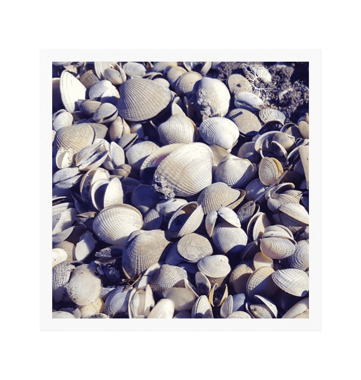 White Frame Framed art print Front