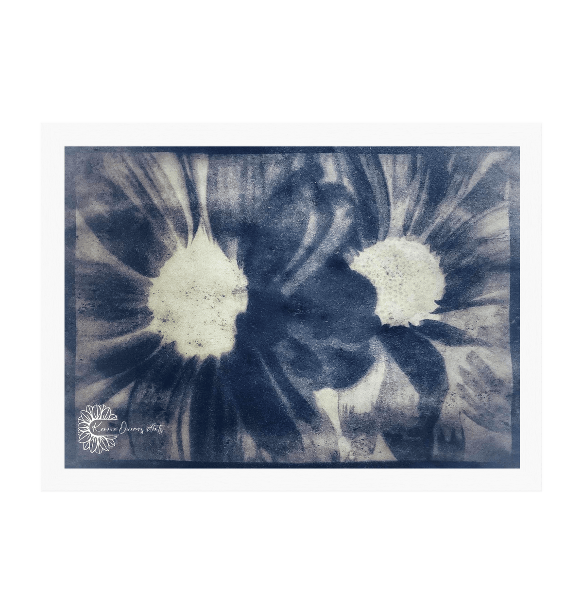 White Frame Framed art print Front