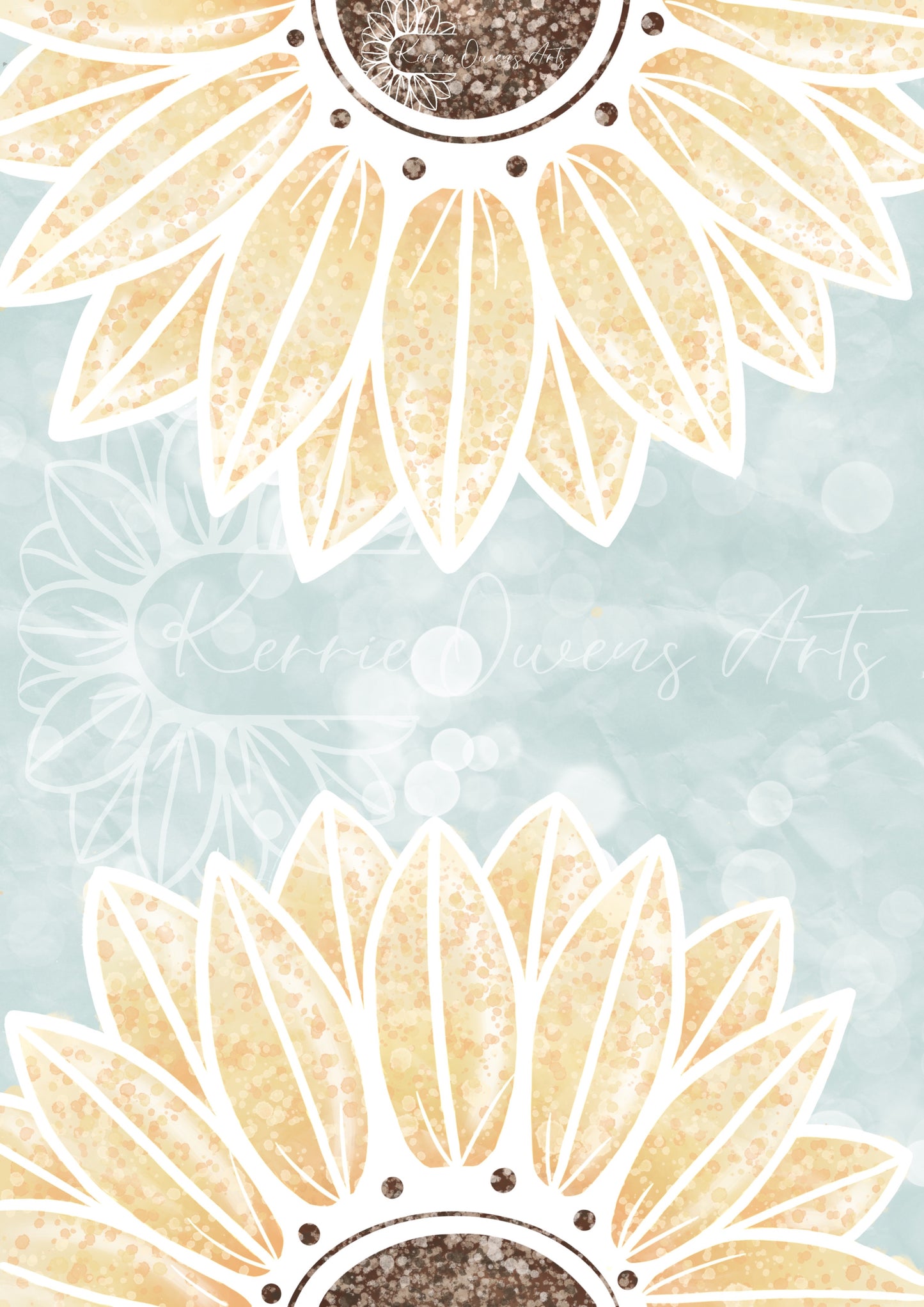 Double sunflower digital download, prints.
