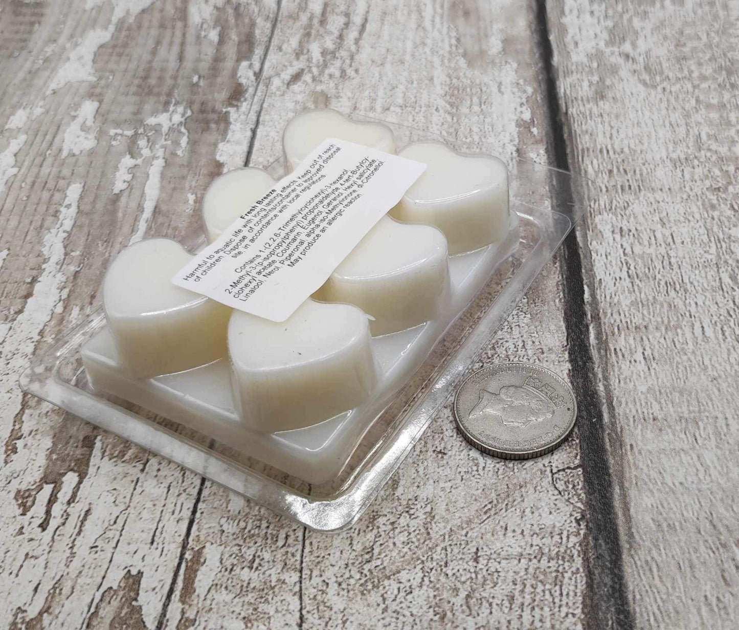 Orange and coconut, coconut wax melt.