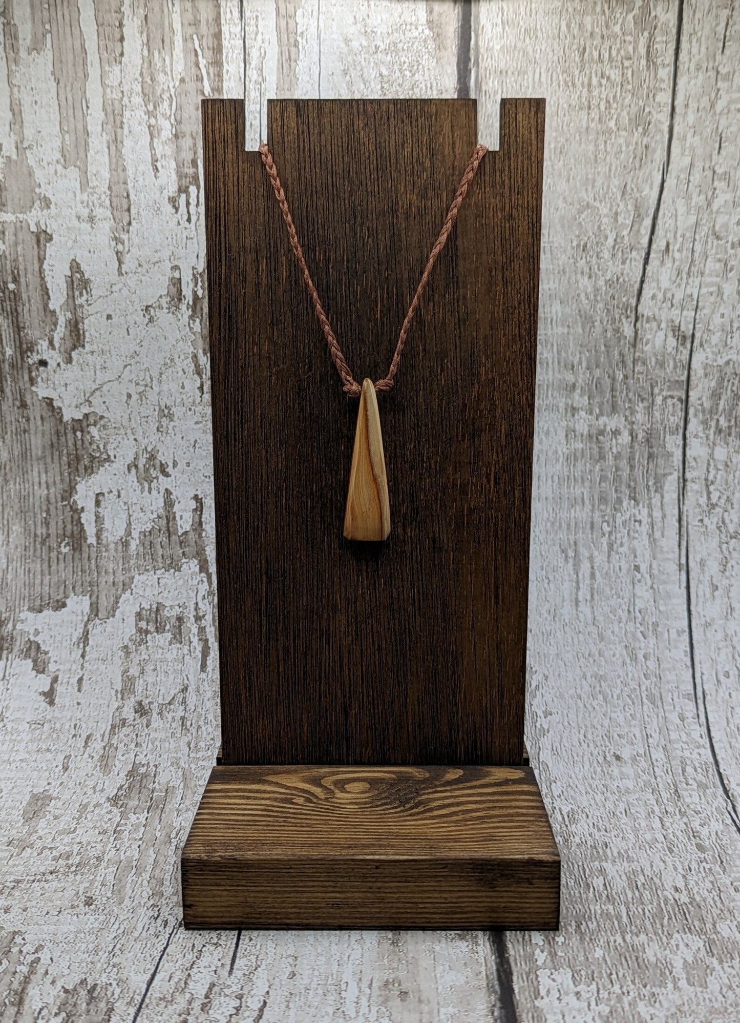 Yew wood Toki styled pendant.