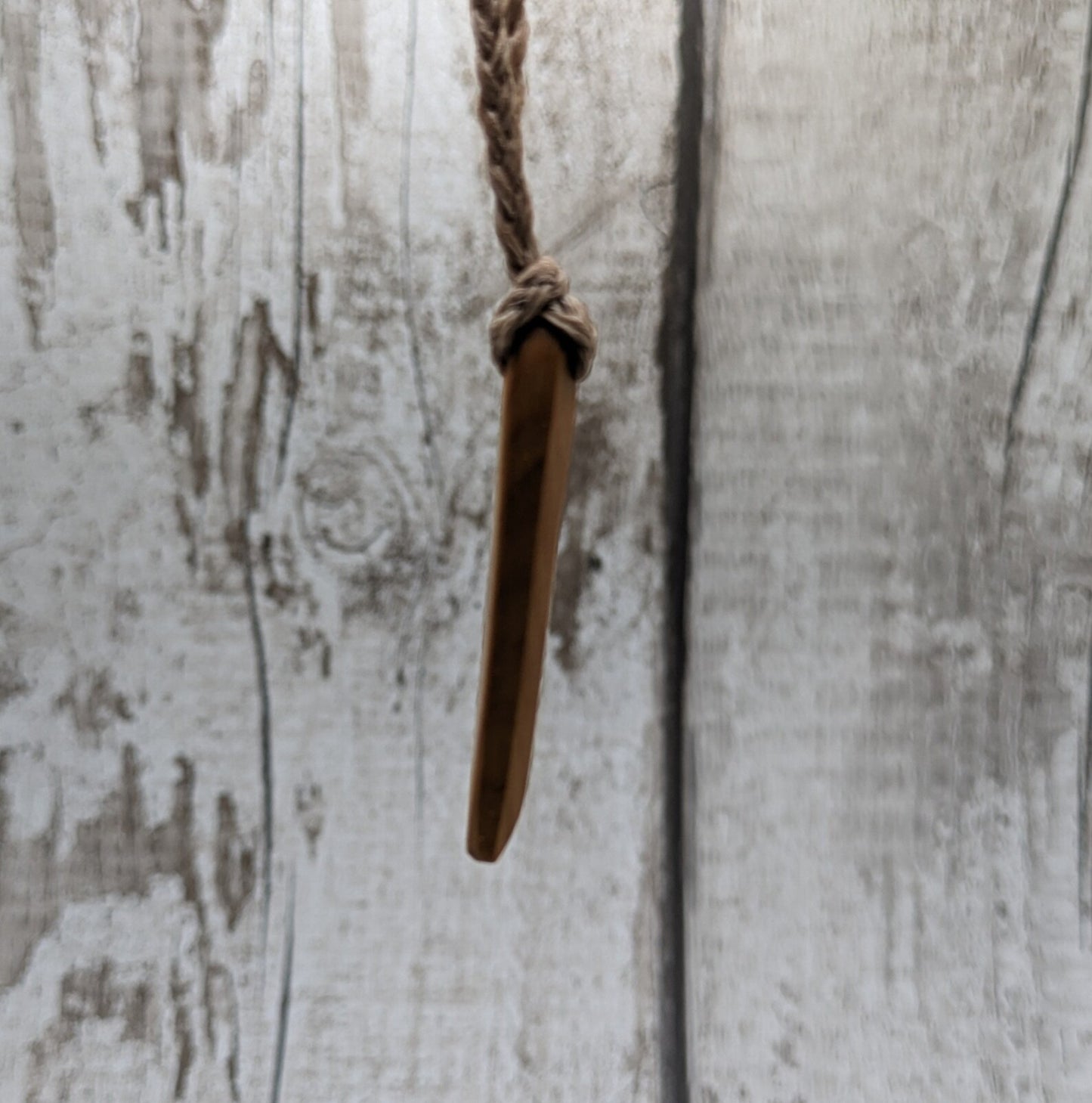 New Zealand Rimu wood Toki styled pendant.