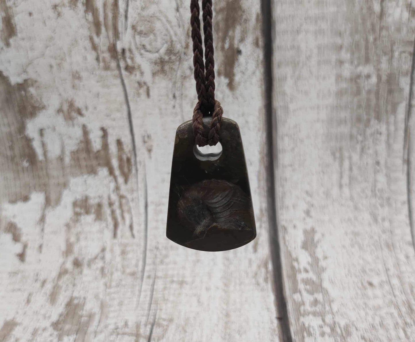 Goniatite ammonite Toki styled pendant.