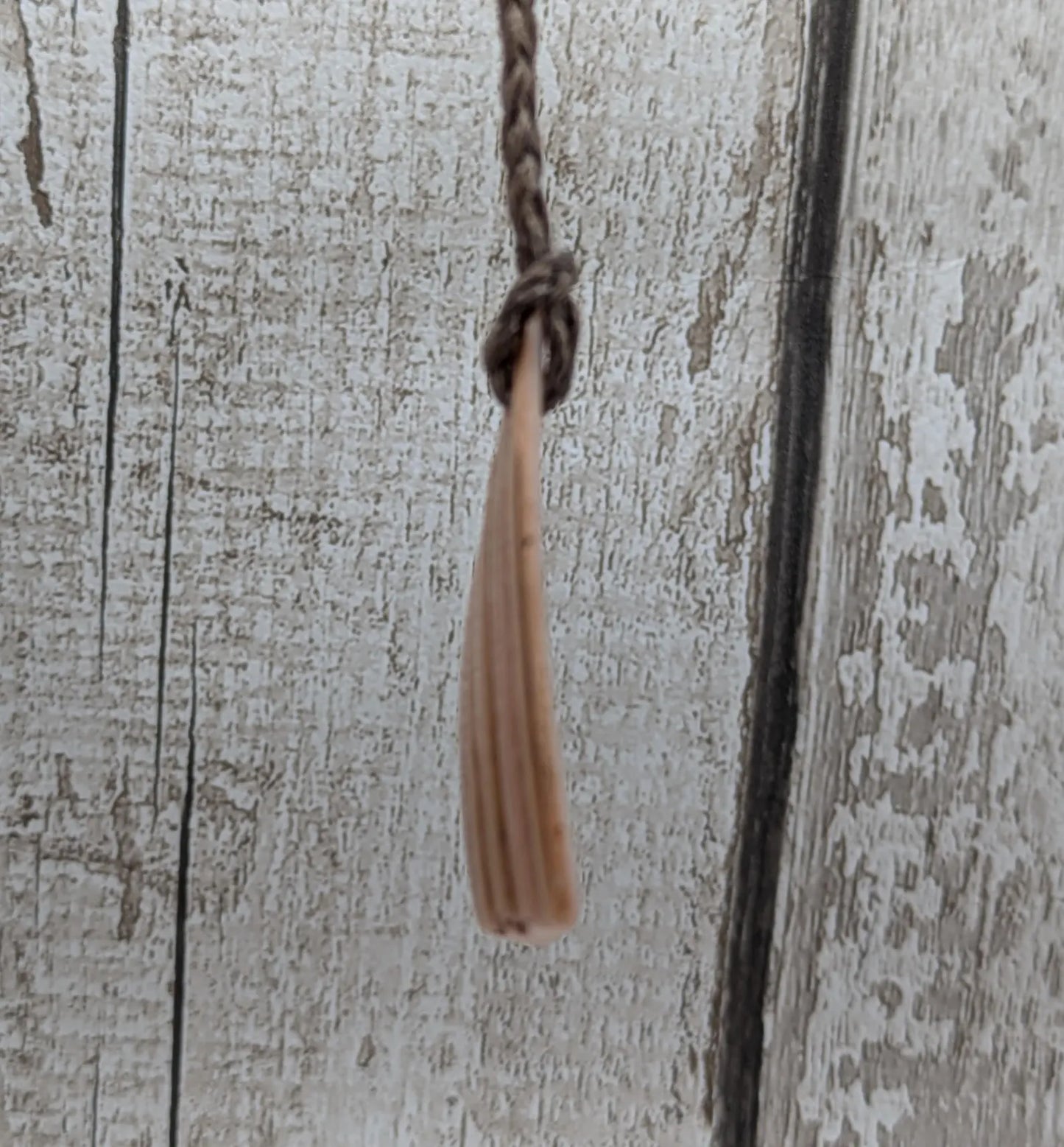 Large Iridescent NZ Freshwater Pink Mussel Shell Pendant – Natural Tumbled, Rainbow Shine, Hand-Polished Shell Jewellery