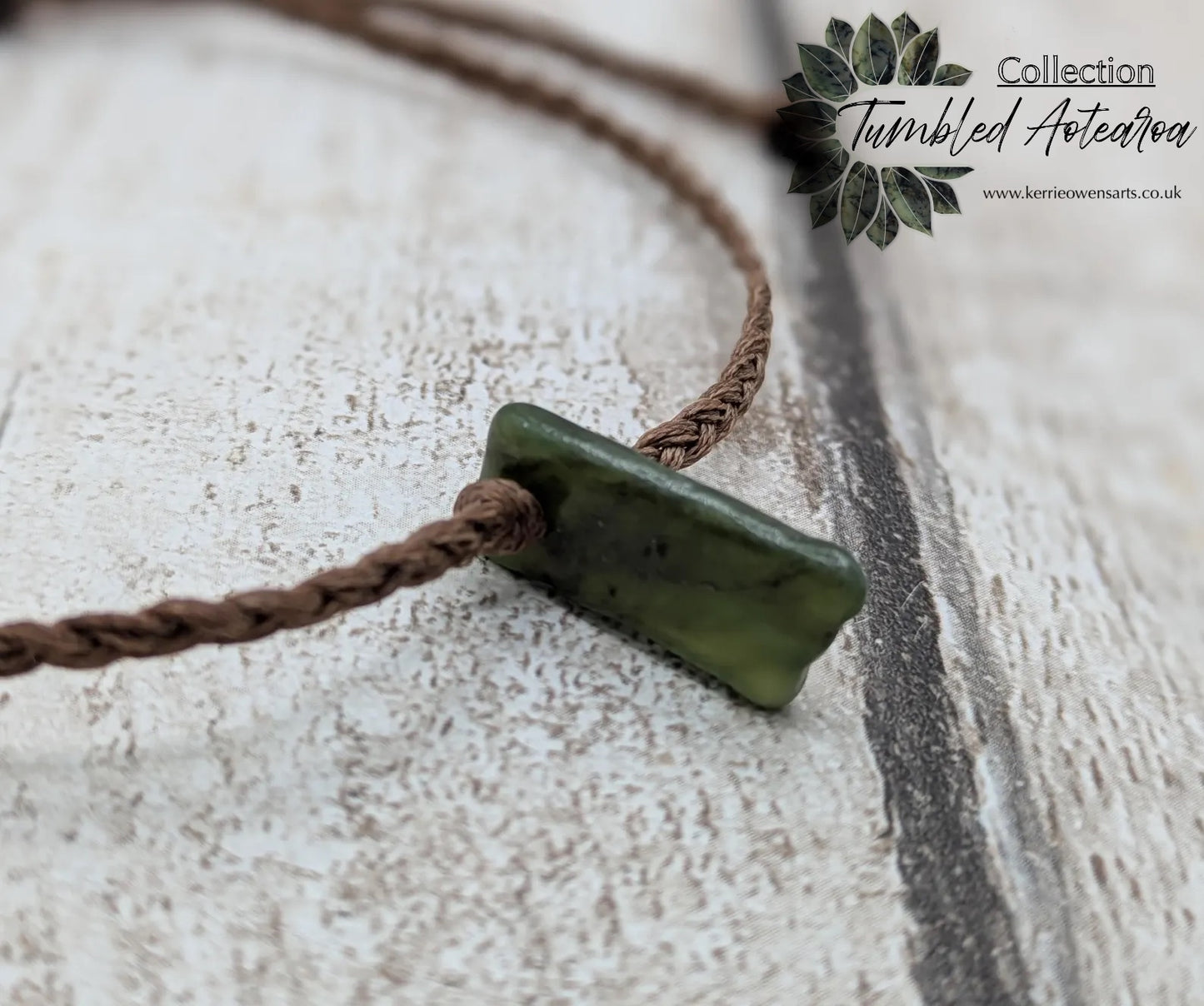 New Zealand Pounamu greenstone Jade adjustable bracelet.