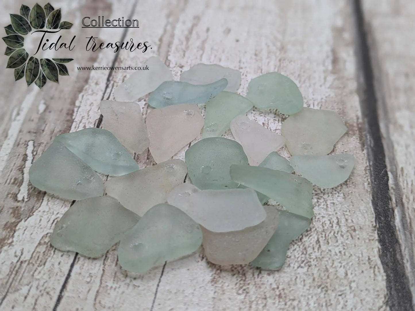 Tiny mixed top drilled sea glass craft beads, naturally estuary tumbled, arts and jewellery making, recycled material.