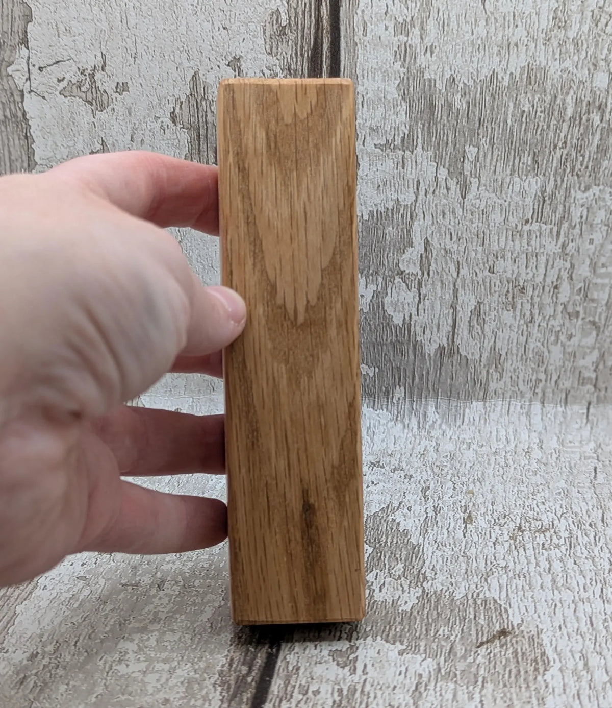 Red oak laser printed and hand chiseled incense holder for ancestral work.