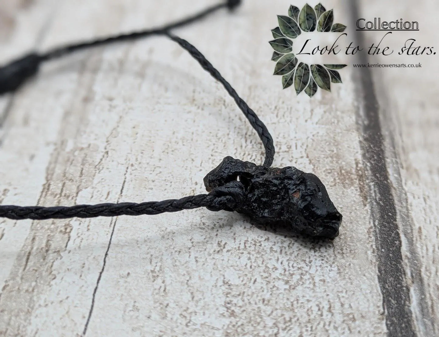Indonesian tektite beaded adjustable bracelet.