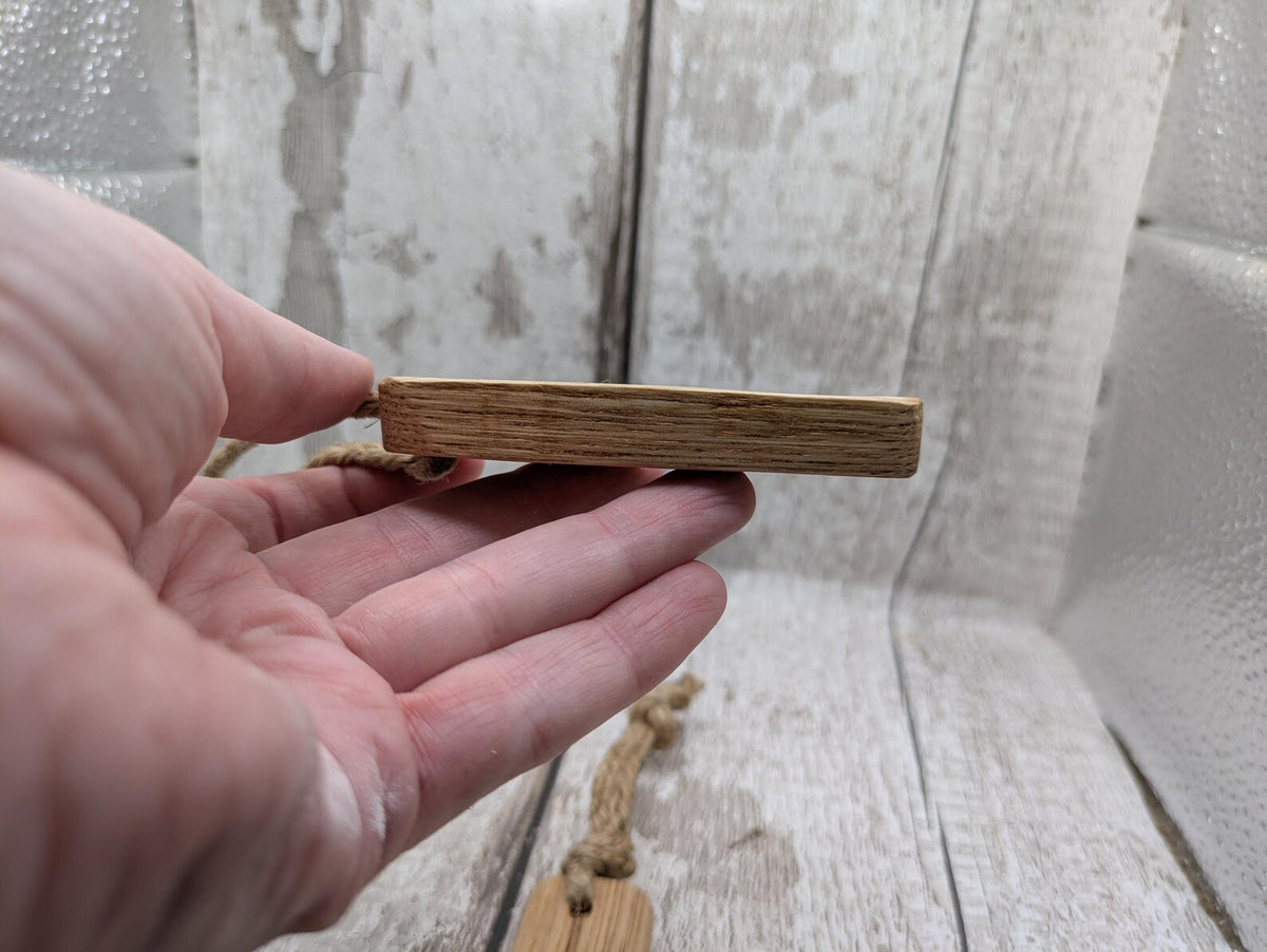 Sweet chestnut small travel sized incense holder and offering bowl.