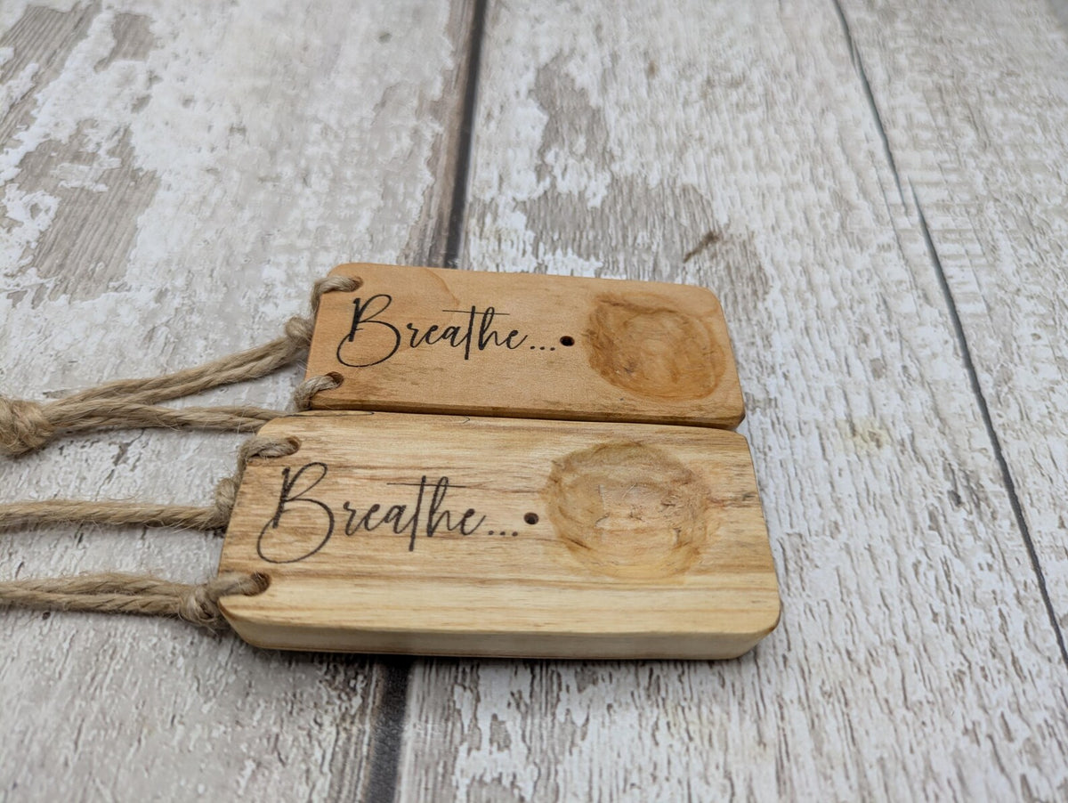 Travel sized incense holder and offering bowl affirmation design.