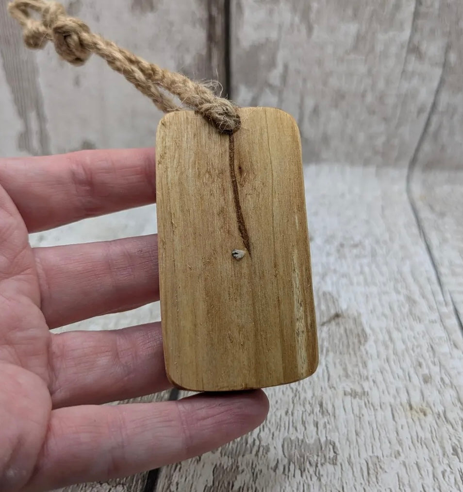 triquetra Travel sized incense holder and offering bowl.