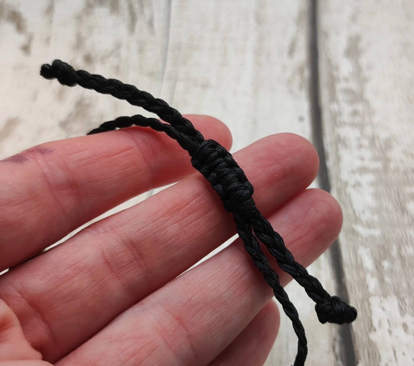 Tigers eye beaded macrame bracelet.