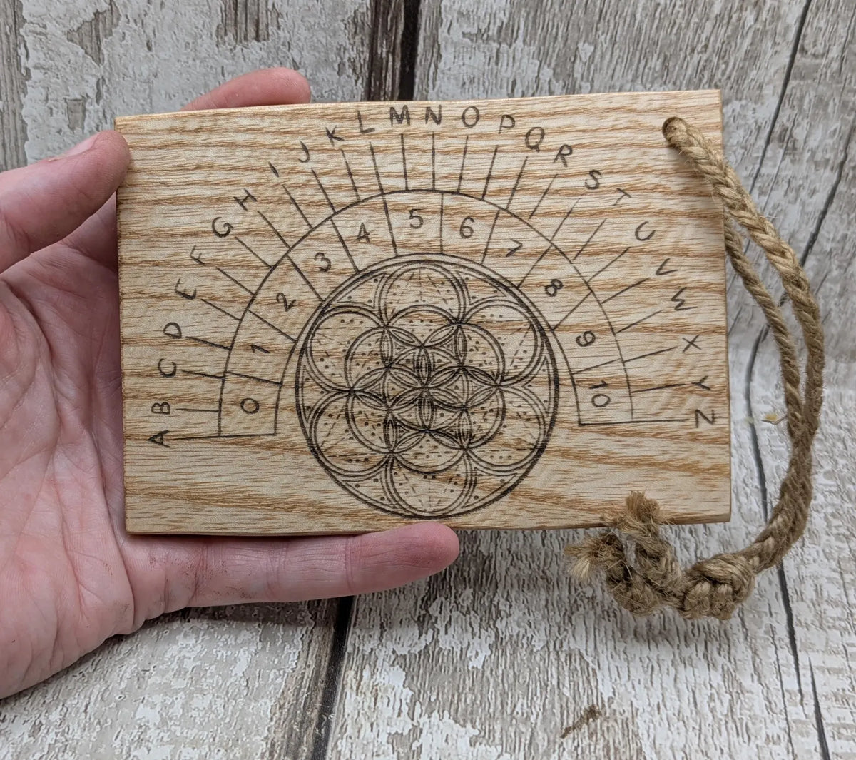 Sweet chestnut travel friendly pendulum board.