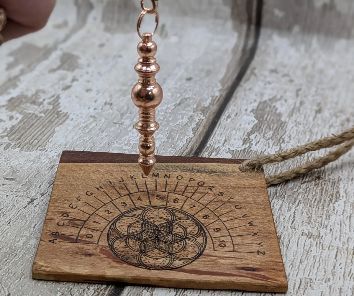 Alder wood pocket friendly travel pendulum board.