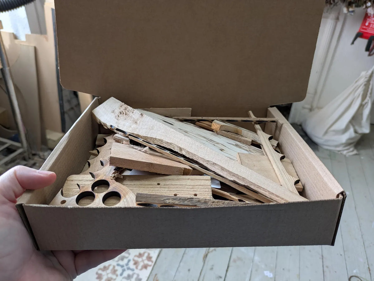Wood scrap box