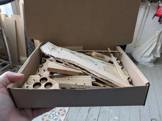 Wood scrap box