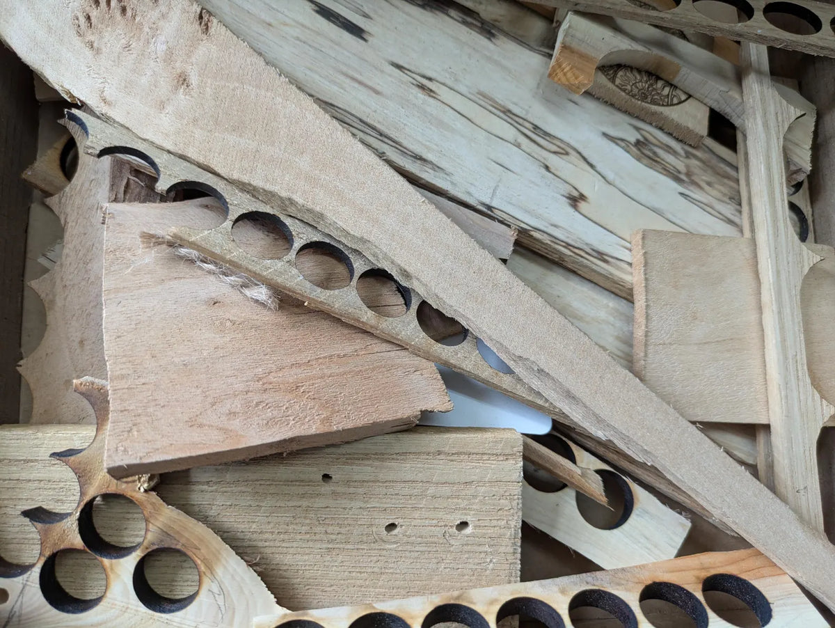 Wood scrap box