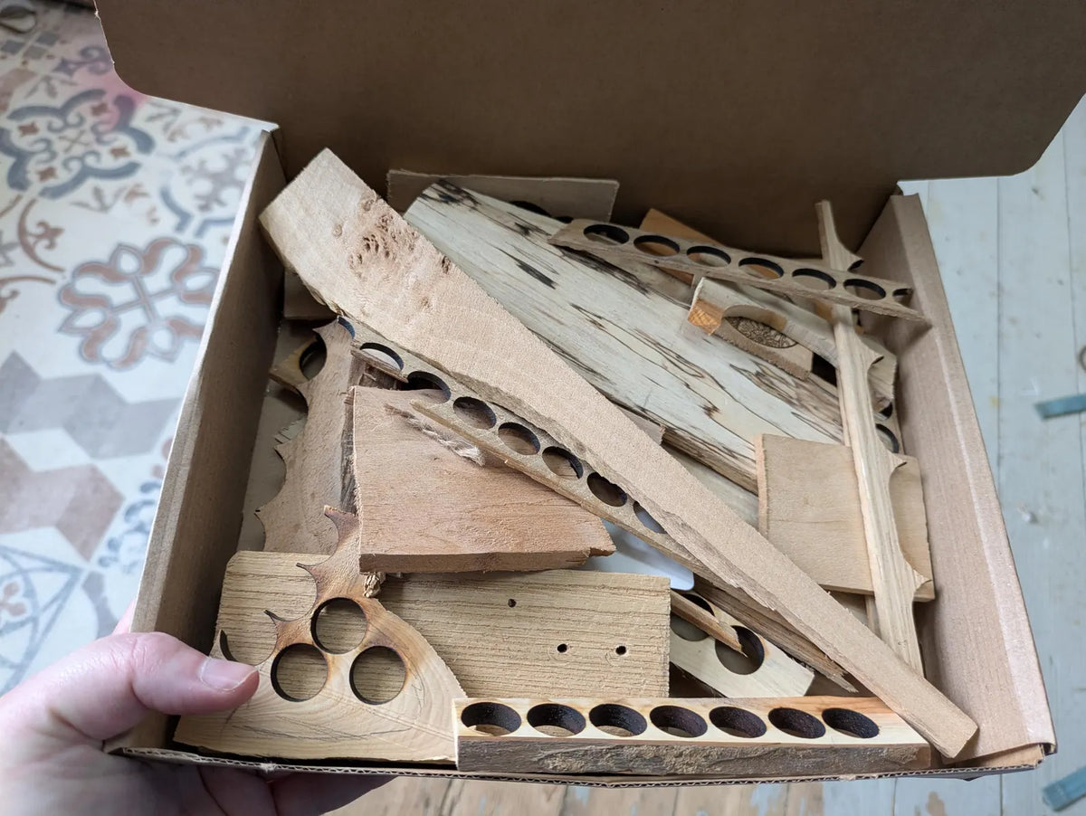 Wood scrap box