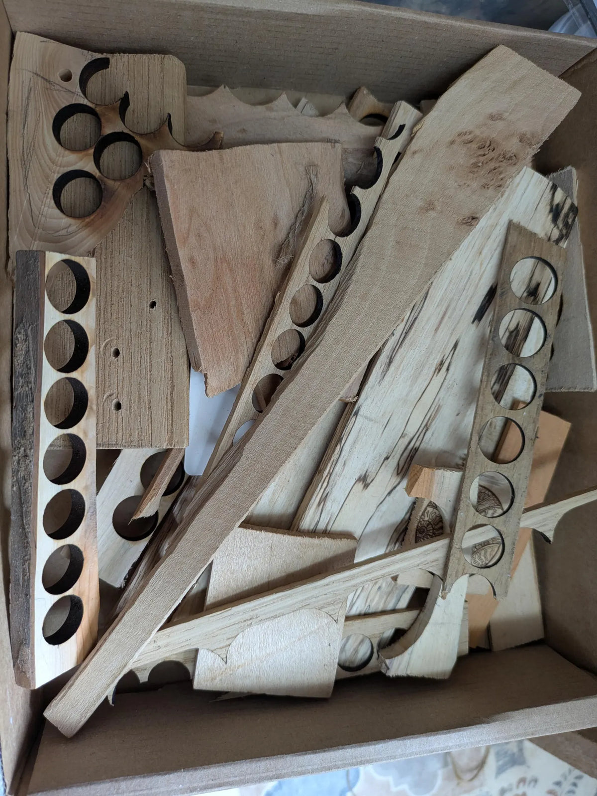 Wood scrap box