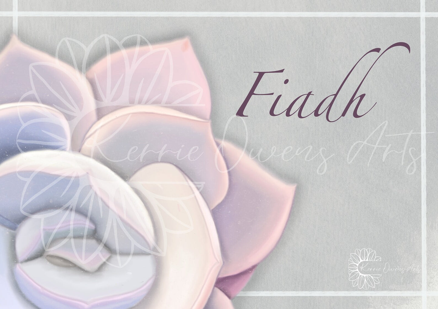 Pastel succulent wedding/party stationary pack, digital download.