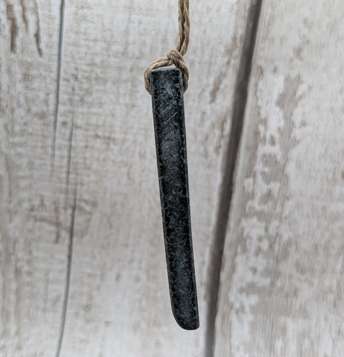 Preseli bluestone statement pendant with Avebury sarsen inlay.